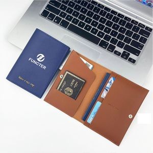 Travel Wallet Passport Holder with Card Slots Waterproof Passport Wallet for Business Trip