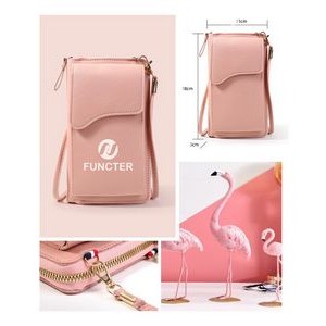 PU Leather Cell Phone Purse Bag Small Crossbody Bag Mini Messenger Bag Wallet Bag Shoulder Handbag
