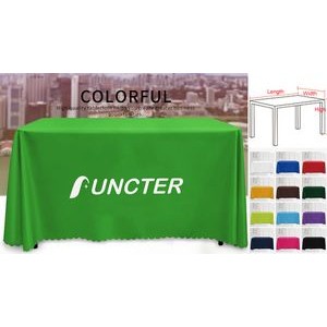 6 FT Table Cover Washable Rectangle Tablecloth For Buffet Table, Parties, Wedding, Festival, etc