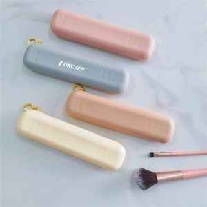 Silicone Makeup Brush Holder with zipper Portable Makeup Brush Bag Organizer Bag Makeup Brush Purse