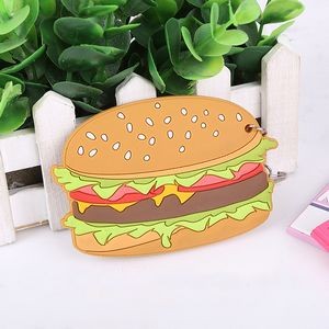 Hamburger Soft PVC Customized Keychain