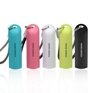 Portable Mini Mobile Power Bank Keychain w/Charging Cable