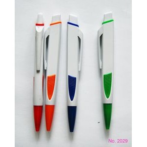 Flat Barrel Retractable Ballpoint Pen