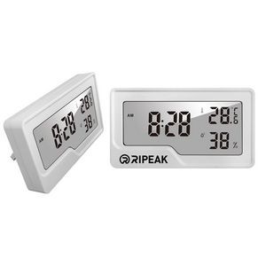 Backlight Display Digital Household Hygrometer Indoor Thermometer Alarm Clock