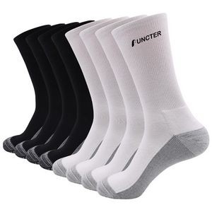 Men Casual Cotton Socks Mid-calf Length Socks For Adult Stretch Crew Socks Loop Socks