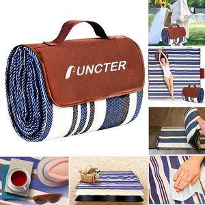78 x 78 inch Picnic Blankets Dual Layers Picnic Mat for Outdoor Water-Resistant Handy Mat