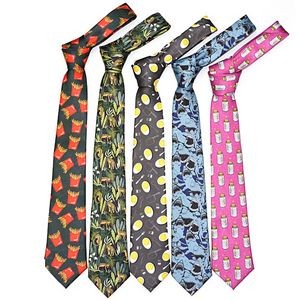 Custom Polyester Silk Multicolor Modern Men's Tie