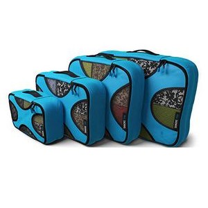 4 Set Packing Cubes W/A Shoe Bag
