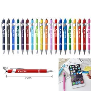 Ellipse Softy With Stylus - Full Color Metal Pen