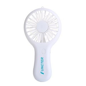 Rechargeable Mini Handheld Fan Phone Holder With Adjustable Wind Speed