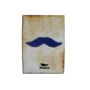 Microfiber Fake Mustache w/Paper Card Backing