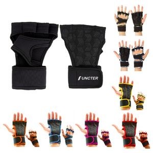 Sports Cross Training Gloves with Wrist Support for Fitness Gym Gloves