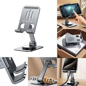 Rotatable Cell Phone Holder Foldable Phone Stand Square Base