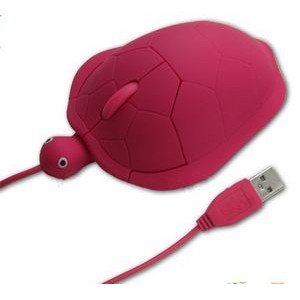 Turtle Shaped Silicone Mouse