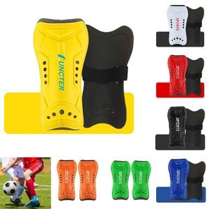 Football Shin Guard Pads for Adult with Strap Ties Soccer Leg Protector Size L