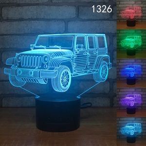 Jeep 3D Colorful Wireless Speaker