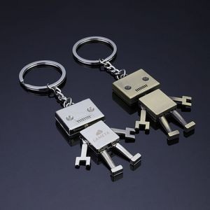 Tiny Retro Robot Model Key Chain