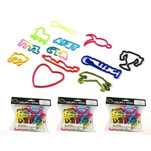 Silicone Silly Band - 12 Bands Each Blister