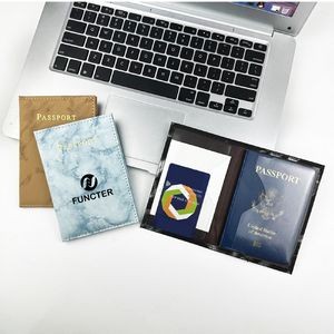 Marbling Passport Holder Ultra Slim Passport Wallet Travel Wallet