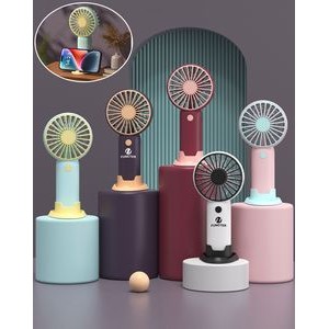 Mini Portable Handheld Fan Battery Operated Small Personal Speed Adjustable USB Rechargeable Fan