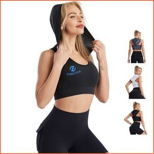 Women's Yoga Sports Bra Strappy Bralette Bra Running Vest Athletic Shirt