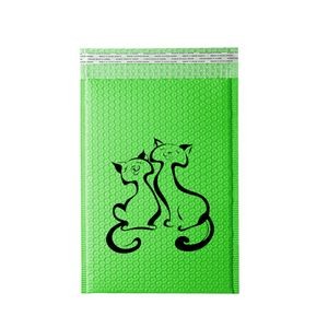 6.5 x 8.7 Inch Green Poly Bubble Mailer Self Seal Padded Envelopes for Shipping/ Packaging/ Mailing