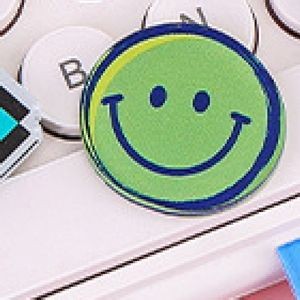 Smile Face Round Acrylic Magnet