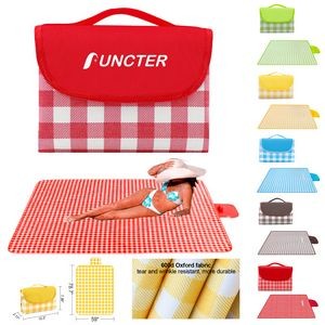59 x78.7 inch Picnic Blanket Large Beach Mat Waterproof Sandproof Foldable Camping Blankets