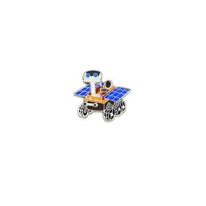 Custom Satellite Shaped Cute Enamel Lapel Pins Brooch Pin Badge