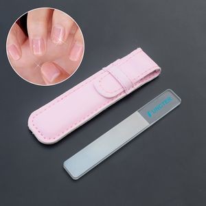 Glass Nail File With PU Leather Case