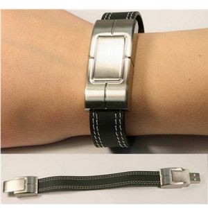 Leather Wristband USB Flash Drive Bracelet 8 GB