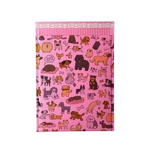 8.7 x 7.9 Inch Pink Poly Bubble Mailer Self Seal Padded Envelopes for Shipping/ Packaging/ Mailing