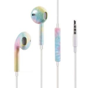 Colorful Wired Earphones W/ 3.5 mm Jack Microphone