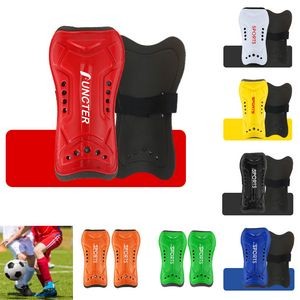 Football Shin Guard Pads for Youth Kid with Strap Ties Soccer Leg Protector Size S