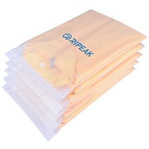 17.8 x 23.7 Inch Matte Frosted Resealable Plastic Bags Zip-Lock Seal Storage Pouch