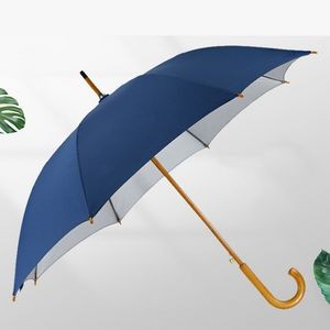 Full Color Digital Outside Surface Wood Handle Umbrella Foldable Umbrella
