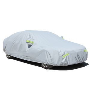 PEVA Size #2S Silver Weatherproof Car Cover