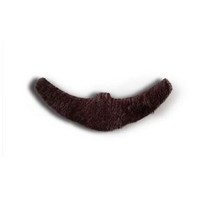 Self Adhesive Fake Halloween Mustache w/Paper Card Backing