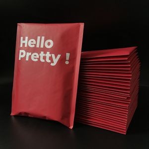 6.5 x 7.9 Inch Red Kraft Bubble Mailer Self Seal Padded Envelopes for Shipping/ Packaging/ Mailing