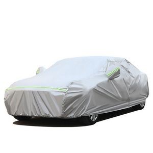 DuPont Oxford Size #2L Silver Weatherproof Car Cover