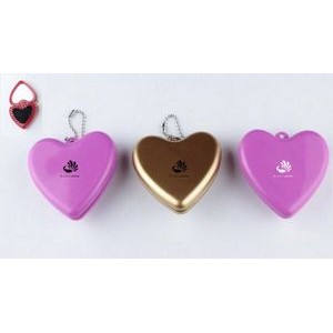 Heart Shaped Foldable Makeup Mirror w/Comb