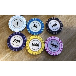 Custom 40 mm Poker Chip Casino Counter