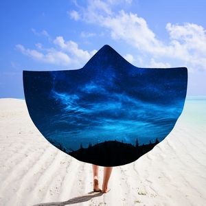 51 x 39.4 inch Hooded Beach Towel Surf Poncho#3