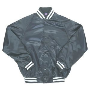 Adult Satin Solid Quilt Lined Jacket