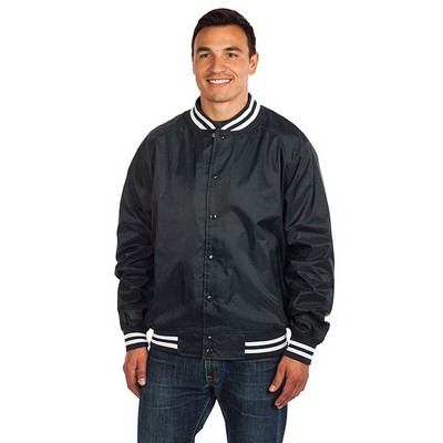 Adult Oxford Solid Flannel Lined Jacket