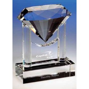 Diamond Trophy Crystal Award