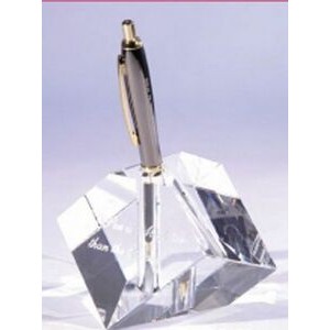 Crystal Pen Cube (6 1/2")