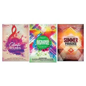 Full Color Printed Flyers 70#
