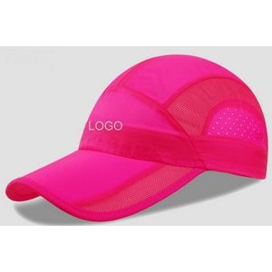 Quick Drying Baseball Cap Sun Hats Mesh Lightweight UV Protection for Outdoor Sport