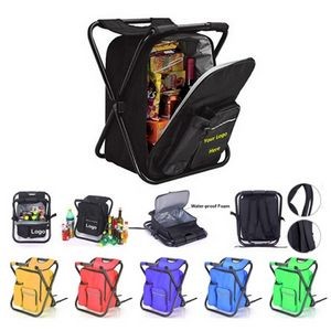 Picnic Cooler Chair Backpack stool collapsible seat